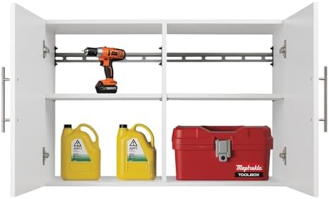 Prepac HangUps Upper Storage Cabinet - Elegant and Spacious Wall Cabinets to Maximize Your Storage, 36" Size, Classic White Finish