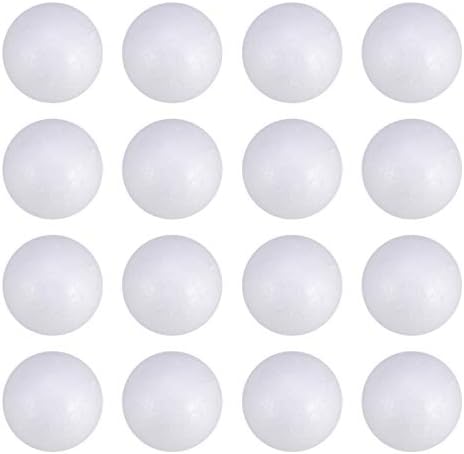50 Pcs Foam Balls Balls 2.4 Inches Craft Foam Balls for Art and Craft Wedding Decoration Projects and Christmas Party Decorations