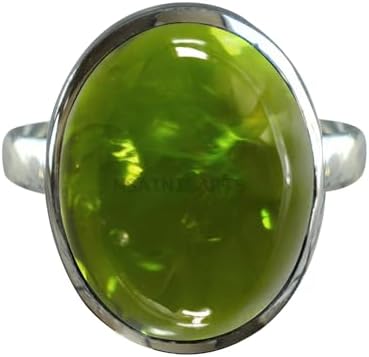 Solid 925 Sterling Silver Ring for Women & Men, Amethyst Ring Gemstone Unique Handcrafted Ring (US Size 5)