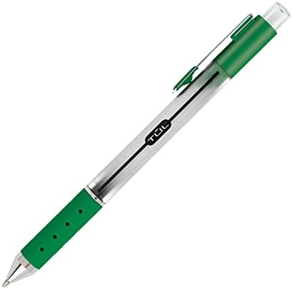 TUL WHJJK Retractable Gel Pens, Bullet Point, 0.7 mm, Gray Barrel, Assorted Standard and Bright Ink Colors, Pack of 14, SG_B01NBW93N6_US