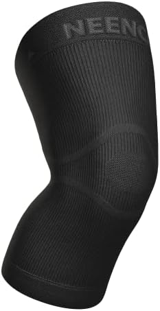 NEENCA Ultra-thin Knee Sleeve for Knee Pain, Lightest Knee Compression Sleeve with Graphene Ions Infused Fabric for Pain Relief, Swelling, Arthritis, Poor Circulation, Running, Sport- FSA/HSA Approved