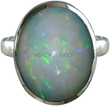 Solid 925 Sterling Silver Ring for Women & Men, Amethyst Ring Gemstone Unique Handcrafted Ring (US Size 5)