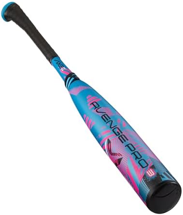 Axe | Avenge Pro 3 | USSSA Baseball Bat | Drop -10/-8/-5 | 3-Piece Composite | 2 3/4" Barrel | Blue/Pink