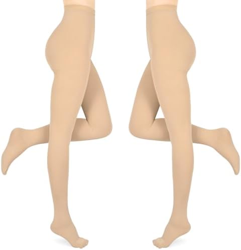 Medical Compression Stockings for Women 20-30mmhg, Reinforced Support Comfortable Compression Hose Pantyhose, Compression Tights Socks Women