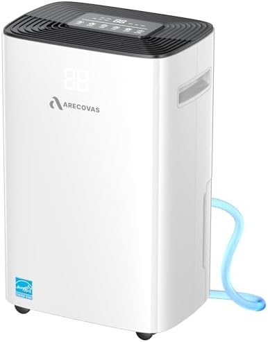 Dehumidifier for Basement, 52 Pints Dehumidifiers for Bedroom Bathroom Large Room Home, 4500 Sq.Ft Dehumidifier with Drain Hose, 2025 Energy Star Certificate, Humidity Control, 24H-Timer, Auto Defrost