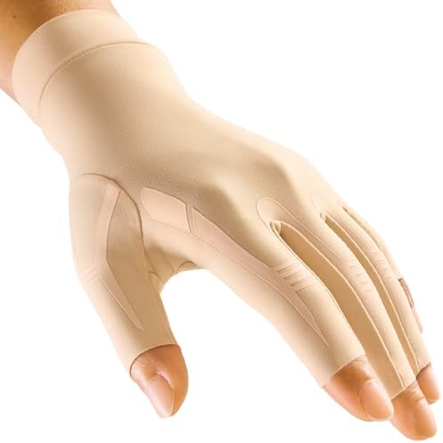 FREETOO Compression Gloves for Arthritis for Women Men, Arthritis Gloves for Women for Pain, Carpal Tunnel Relief Gloves with Grip for Sleeping, Typing, Work, Nerve Pain, Circulation, Edema Skin S