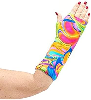 CastCoverz! Designer Arm Cast Cover - Colorcopia - Large Short: 13" Length X 13" Circumference - Removable and Washable - Made in USA