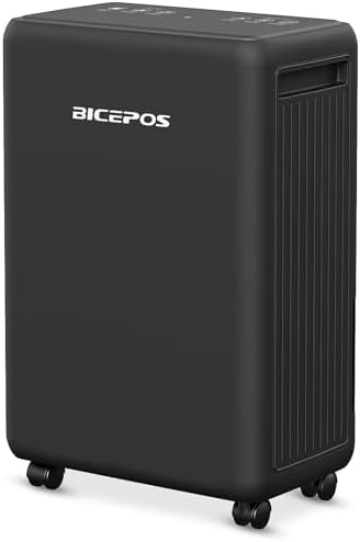 2000 Sq.Ft Dehumidifier for Basement, 30 Pints Dehumidifiers for Home with Drain Hose, 0.52 Gal Water Tank, Intelligent Humidity Control, Auto Shut Off, For Large Rooms and Home