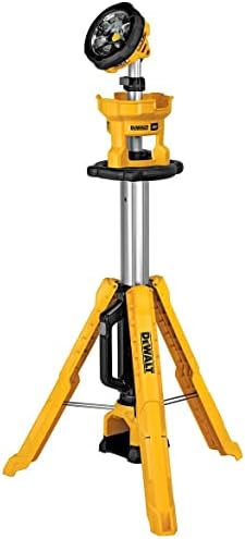 DEWALT 20V MAX LED Work Light, 3000 Lumens of Brightness with 3 Modes, Tripod Base, Bare Tool Only (DCL079B)