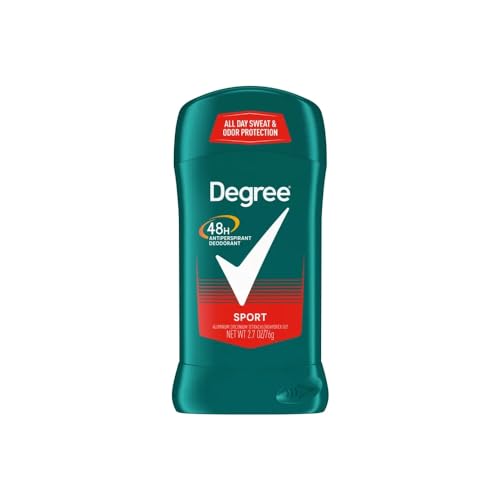 Sport Invisible Antiperspirant & Deodorant Stick by Degree for Men - 2.7 oz Deodorant by Degree