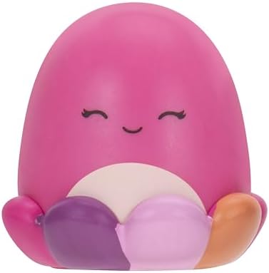 Squish-a-longs by Squishmallows 14 Pack - Series 1, Wave 2 - (14) 1” Mini-Squish with (4) Accessories, (1) Ring Attachment, and (1) Collector’s Guide - Collect, Trade, & Play