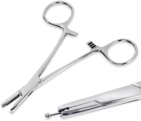 Piercing Ball Grabber Tool 3mm 4mm 5mm Piercing Ball Screw Removal Tool Reusable Bead Clamping Assistant Tool for Changing Jewelry