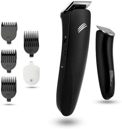 Skull Shaver Pitbull Gold PRO Electric Razor & Baby Beast Trimmer for Men - Best Bald Head Shaver and Beard Trimmer, Gift for Men