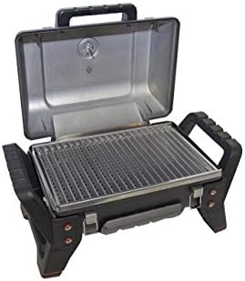 Char-Broil Grill2Go X200 Portable TRU-Infrared Liquid Propane Gas Grill & Cuisinart CGS-W13 Wooden Handle Tool Set (13-Piece), Black
