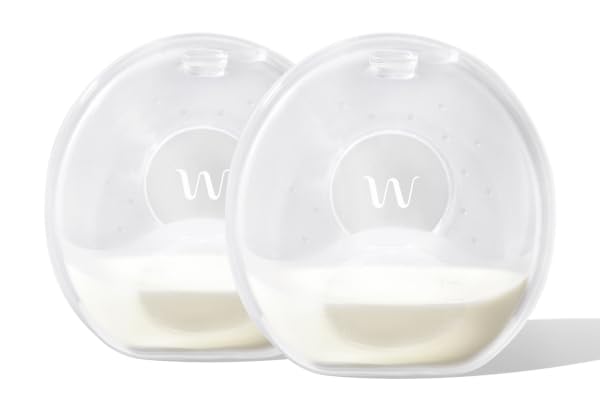 Willow Catch-All Milk Cups, 2 Pack, Wearable Milk Collector for Nursing Moms; Breast Shells for Milk Collection and Protects Sensitive Nipples, Made from BPA-Free and Food-Safe Silicone