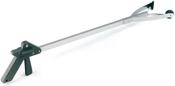 Suction Cup Grabber Reacher 32" - Elderly Grab It Reaching Pickup Tool Heavy Duty for Seniors - Trash, Sticks, Litter Picker Upper - Extra Long Reach Handle & Handy Extension Arm Claw (1)