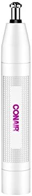 Conair Ear and Nose Hair Trimmer for Women, Cordless Battery-Powered, Patent 360 Bevel Blade for No Pull, No Snag Trimming Experience, True Glow by Conair
