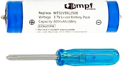 800mAh V9ZL2508, K0360-0570, WES8163l2505, WESLV95l2508 Battery Replacement for Select Panasonic ES Series, ER Series and Braun Electric Shavers (Compatible Models in Description Below)
