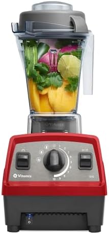 Vitamix Propel Series 510 Blender with Three Blending Programs, Professional-Grade Blender for Smoothies and More, Stainless-Steel Blades, Self-Cleaning Kitchen Appliance, 48 Oz Container, Red