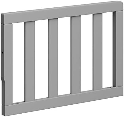 Graco Toddler Safety Guardrail with Slats (Pebble Gray) for Storkcraft Crib Conversion – GREENGUARD Gold Certified