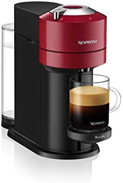 Nespresso Vertuo Next Coffee and Espresso Machine by Breville, Cherry Red, 1.1 Liters
