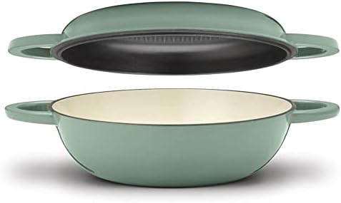Cuisinart CI5528-2SG 2-in-1 Multipurpose Set (4 Qt. All Purpose Pan & 11" Grill Pan) - Sage Green