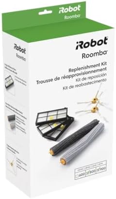 iRobot Roomba Authentic Replacement Parts - Roomba 800 and 900 Series Replenishment Kit (3 AeroForce Filters, 2 Spinning Side Brushes, and 1 Set of Multi-Surface Rubber Brushes)