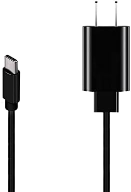 Razor Rechargeable Type-C Balding Electric Razor Power Charger Head Shaver Charging Cable AC Adapter Compatible for Kibiy Bald Head Shaver,AW Robot 7D(5ft Cable+Adapter)