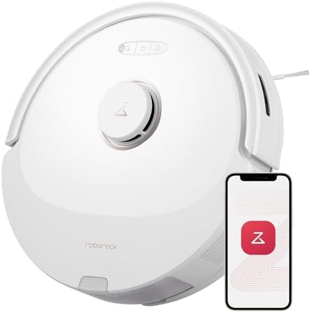 roborock Q8 Max Robot Vacuum and Mop Cleaner, DuoRoller Brush, 5500Pa Strong Suction, Lidar Navigation, Obstacle Avoidance, Multi-Level Mapping, Perfect for Pet Hair