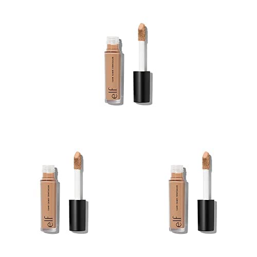 e.l.f. 16HR Camo Concealer, Full Coverage & Highly Pigmented, Matte Finish, Tan Latte, 0.203 Fl Oz (6mL) (Pack of 3)