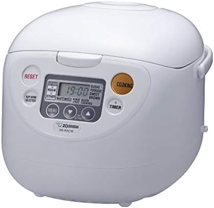 Zojirushi Micom Rice Cooker and Warmer (10-Cup/Cool White)