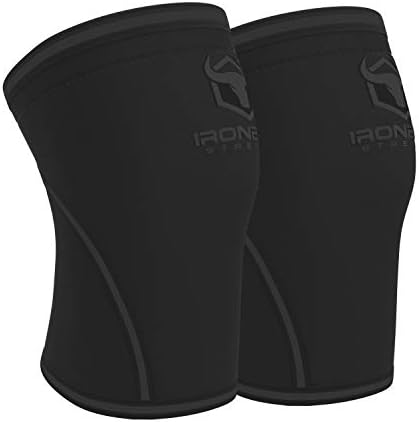Iron Bull Strength 7mm Knee Sleeves (Pair) for Weightlifting & Powerlifting (USPA, IPL, IWF & USAW Approved) | High-Performance Knee Compression Support For Squats, Weight Lifting - Men and Women