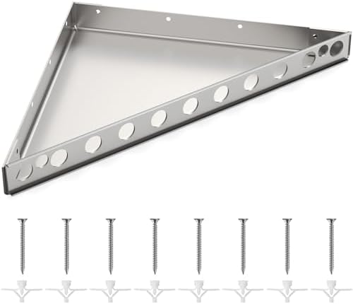 Floating Corner Shower Bench Kit-Customizable Appearance Corner Bench Seatin (17"x17"x24")