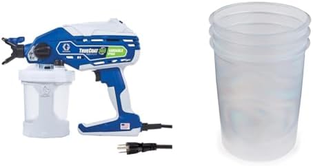 Graco 26D283 TrueCoat 360 Variable Speed Paint Sprayer & 17A226 FlexLiner Paint Bags, 32 oz, Spray, 3-Pack