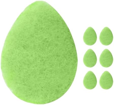 KOL Face Scrubber, Green Tea Infused Exfoliating Facial Cleansing Pads, Disposable Exfoliator Face Sponge for Daily Cleaning and Makeup Removal, 6 Count