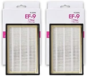 2 EF-9 HEPA Filters Compatible with Kenmore Elite Upright 31140, 31150, BU1017, BU1005 and Canister 81714, 21814, 22614, BC7005 Vacuum Cleaners. Replaces EF 9 53296 20-53296 40195