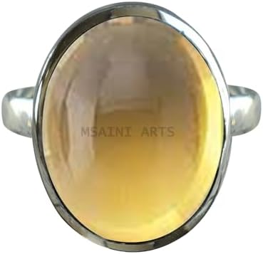 Solid 925 Sterling Silver Ring for Women & Men, Amethyst Ring Gemstone Unique Handcrafted Ring (US Size 5)