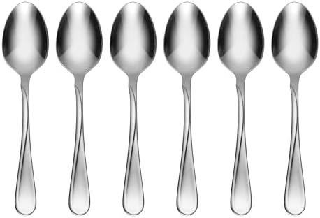 Oneida Flatware Flight, Teaspoons, Stainless Steel, Set of 6
