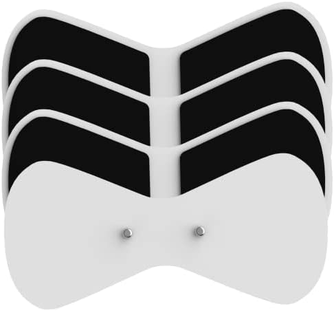 Comfytemp TENS Unit Replacement Pads only for K6101, 4 Pack Wireless TENS Pads, 5.1" x 2.4" Reusable Self Adhesive Electrodes with Premium Quality, Non-Irritating Design for Muscle Stimulator Therapy