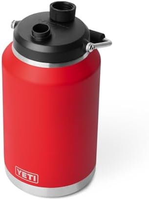 YETI Rambler Gallon Jug 2.0, Vacuum Insulated, Leakproof, Stainless Steel with MagCap, Rescue Red