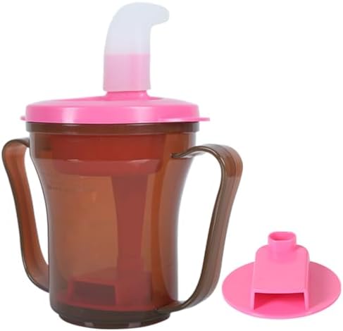 Dysphagia Regulating Drinking Cup for Swallowing and Disorders People,Dispenses 5cc or 10cc of Liquid Each Time,Helps to Prevent Choking