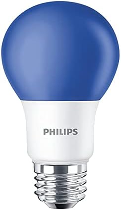 Philips 60 Watt Equivalent Medium Base A19 Non-Dimmable Instant On Autism Speaks LED Blue Light Bulb