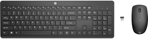 HP 235 Wireless Mouse and Keyboard Combo,Black
