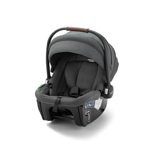 Graco On The Go MAX Infant Car Seat, Baseless Car Seat with Canopy, Rear Facing, Lightweight Carseat