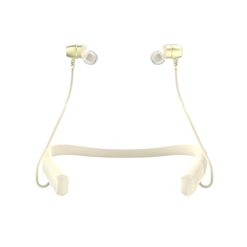 neckband hearing amplifier,Bluetooth Hearing Aids for Seniors With Noise Cancelling, Digital Hearing Amplifier for Seniors Adults with Volume Control. (deep white)