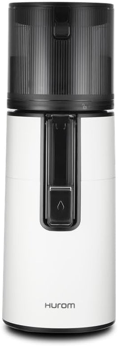 Hurom H400 Cold Press Juicer Machine, Award Winning Masticating Slow Juicer, Easy to Clean, Strainer & Hands Free with Self Feeding, Wide Mouth Hopper, Easy Assembly (White)