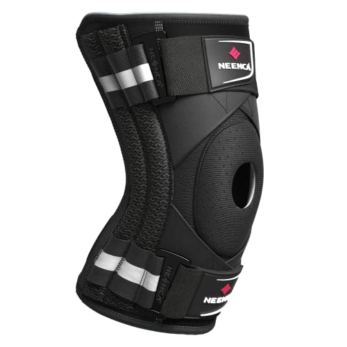 NEENCA Professional Knee Brace for Knee Pain, Adjustable Knee Support with Patented X-Strap Fixing System, Support and Stability for Joint Pain Relief, Arthritis, Meniscus Tear,ACL,PCL, Runner, Sports