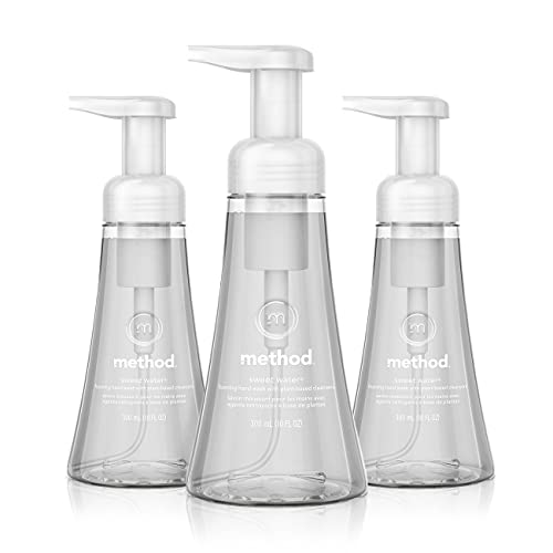 Method Foaming Hand Soap Refill, Sea Minerals, Recyclable Bottle, Biodegradable Formula, 28 fl oz & Foaming Hand Soap, Sweet Water, Biodegradable Formula, 10 fl oz