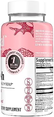 Viviscal Scalp Nourish Supplement, Blend of Nutrients for Scalp Health & Hair Follicles, Fortify Hair's Natural Beauty, Foundation for Healthy Hair Growth Vitamins, 30ct - 1 Month