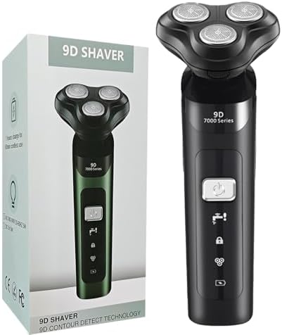 Electric Razor for Men, Rechargeable Men Electric Shaver, Ideal for Travel, Office, and Business Trips